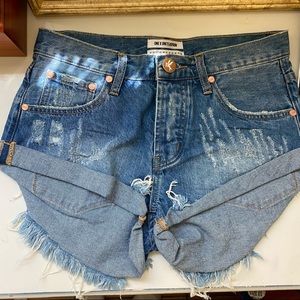 - One TeaSpoon Denim Cut Offs